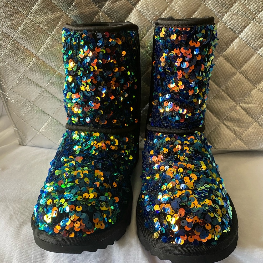 Rainbow sequence Ugg Boots